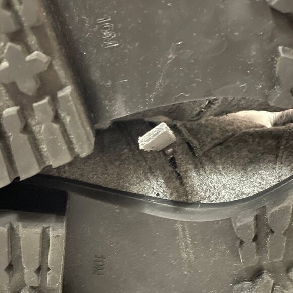 NIB Talbott's Grey Tish Cuff Faux Fur Ankle Boots Women's Sz 10 M MSRP $259.00 - Picture 12 of 16